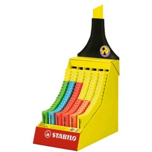 EVIDENZIATORI STABILO BOSS ORIGINAL 2-5 mm ESPOSITORE 300 PEZZI ASSORTITI  70/300